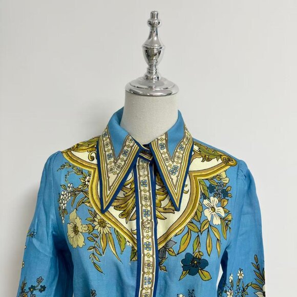 Alemais Cassie Mini Dress in Linen - Picture 9 of 14